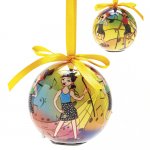 6070T/B BLINKING ORNAMANT w/Ribbon