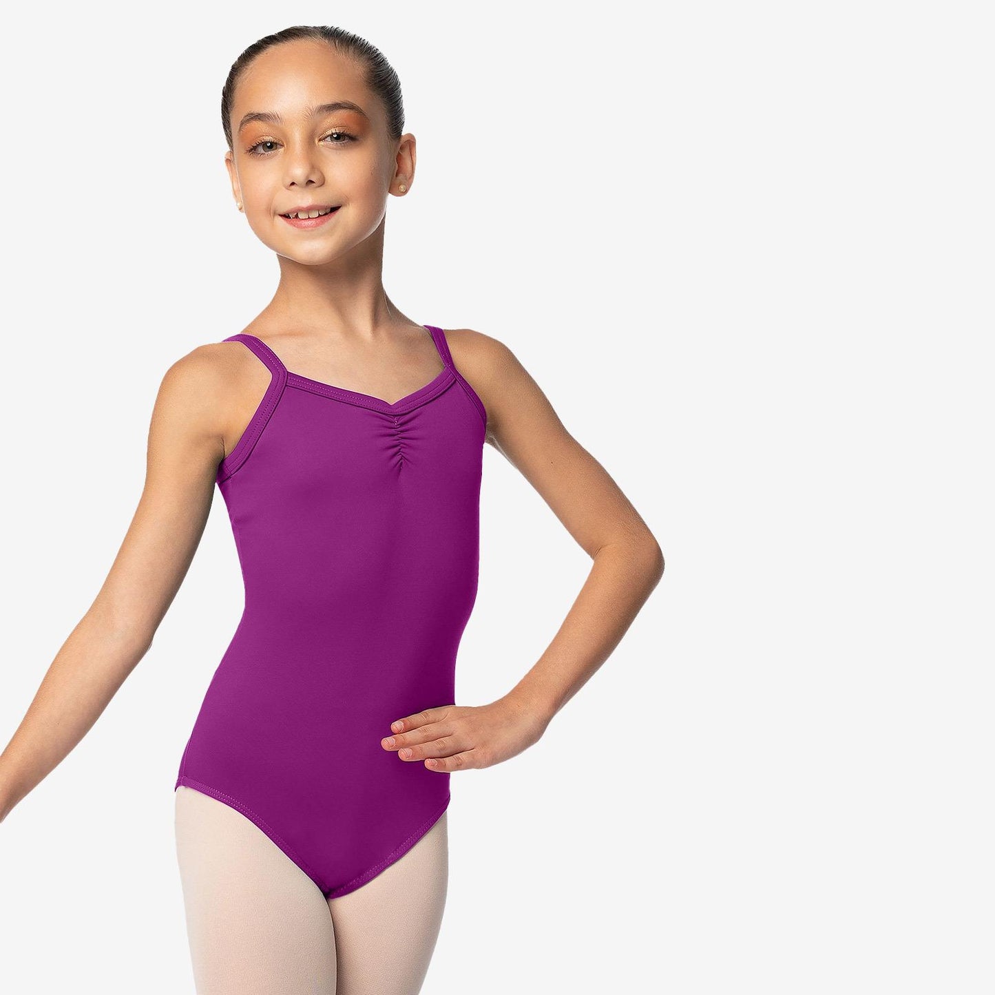 SL114 Pinch Front/Back Cami-PUR : 8-10
