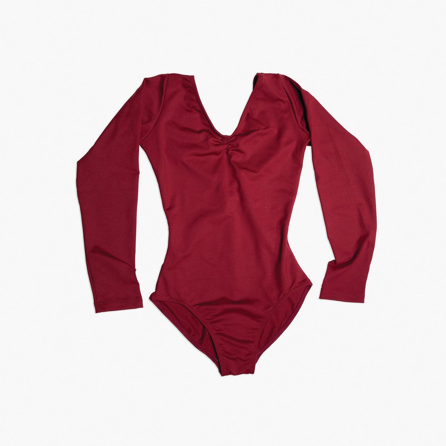 SL117 Mircofiber L/S Leotard-BLK : XL