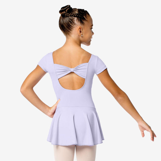 SL122 Skirted Bow Back Dress-LIL : 4-6