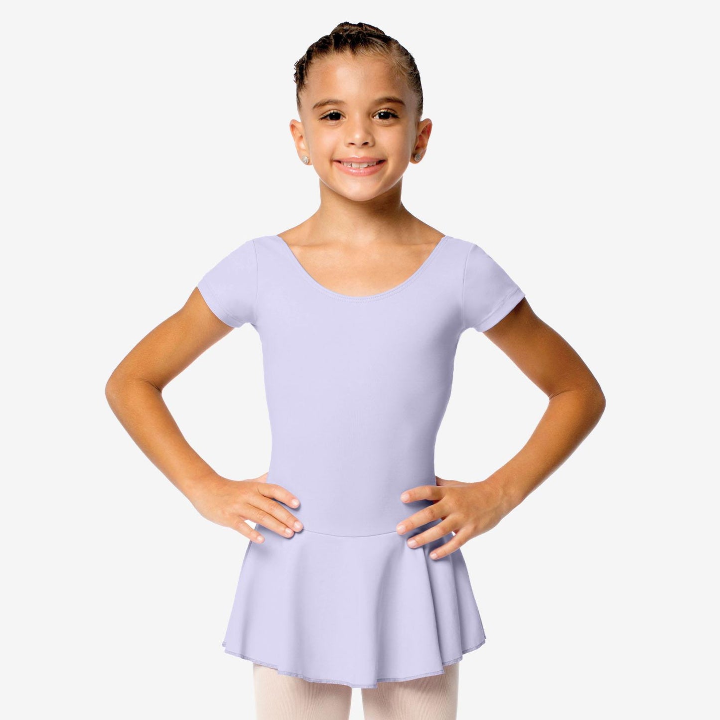 SL122 Skirted Bow Back Dress-LIL : 2-4