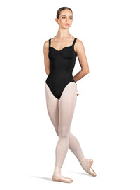 L4265 Tuck Tank Leotard-BLK : L