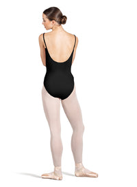 L4267 Gathered 2 Strap Cami-BLK : P