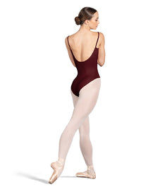 L4267 Gathered 2 Strap Cami-BLK : M