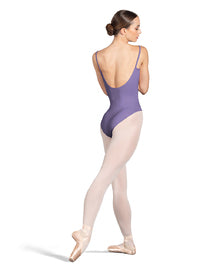 L4267 Gathered 2 Strap Cami-BLK : P