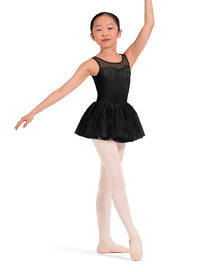 M50011C Floral Embd Tank Tutu Leo