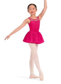 M50011C Floral Embd Tank Tutu Leo
