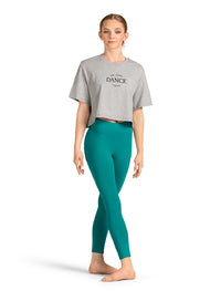 M30009 Crop Print T-shirt