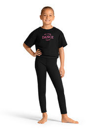 M30013C Crop Print T-shirt