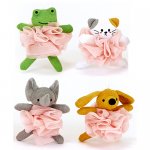 2446 Tutu Bath Scrubbies-Asort