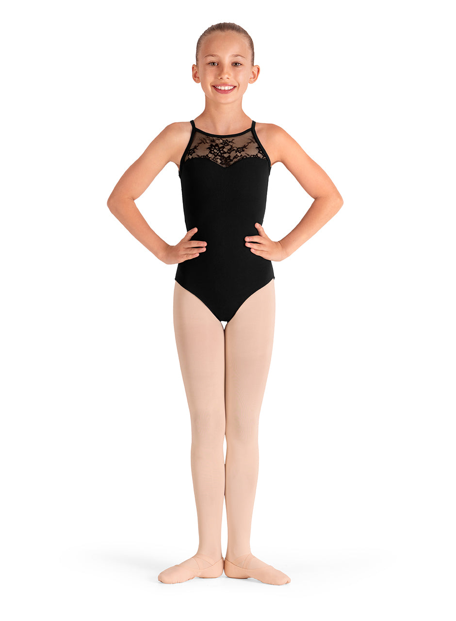 CL70025 Sweethrt Nk Lace Trim Leo