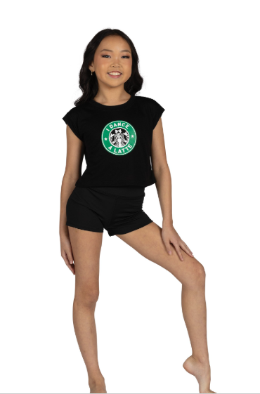 25316 I DANCE A LATTE TEE