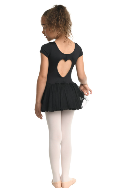 23209C CAP SLV DRESS W/HEART CUTOUT