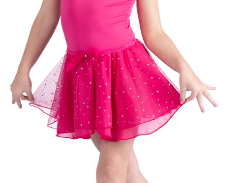 233 Double Layer Hologram Skirt