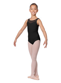 CL9655B Scoop Neck Mesh Tank-BLK: 6x-7