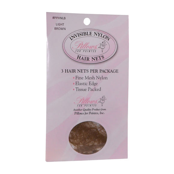 HAIRNETS by Pillows for Pointe-LT.BRWN : 3 pack