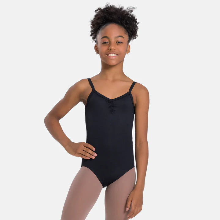 SL114 Pinch Front/Back Cami-BLK : 4-6
