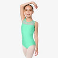 SL128 Child Mesh Keyhole Back Tank Leo