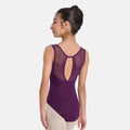 SL128 Child Mesh Keyhole Back Tank Leo