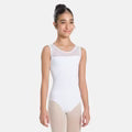 SL128 Child Mesh Keyhole Back Tank Leo