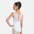 SL128 Child Mesh Keyhole Back Tank Leo