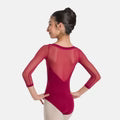 SL130 Child Mesh 3/4 Sleeve Leotard