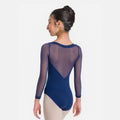 SL130 Child Mesh 3/4 Sleeve Leotard
