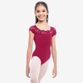 SL17 TWN Lace Cap Slv Leotard