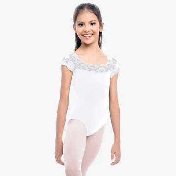 SL17 TWN Lace Cap Slv Leotard