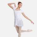 SL93 17’’ Mock Wrap Chiffon Pull On Skirt