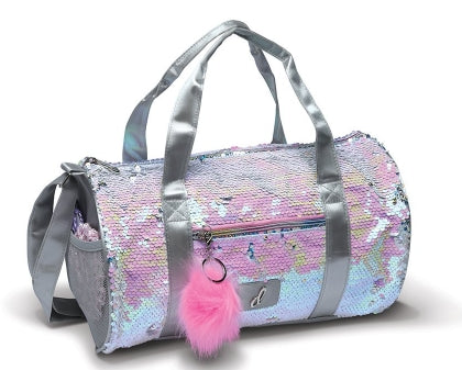 B837 Pearlecent Duffle w/Pom-PEARL : DUF