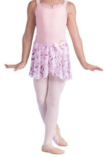 26407C Mock Wrap Floral Skirt