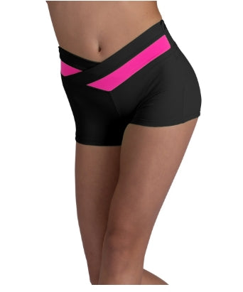 26404C V-Waist Color Block Short