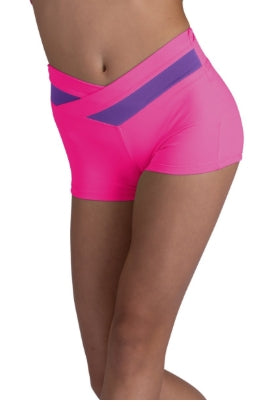 26404C V-Waist Color Block Short