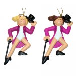6064 TAP DANCER ORNAMENT
