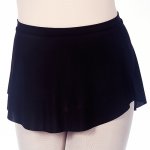 4470 Hi-Lo Circle  Skirt-BLK : SM