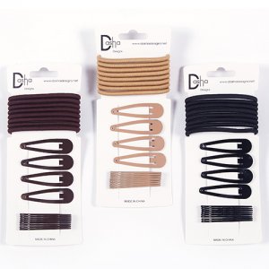 2237 BOBBY PIN & PONY PACK-BLACK : ONZ