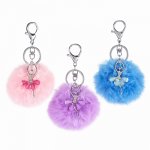 2824 BALLERINA POUF KEYCHAIN